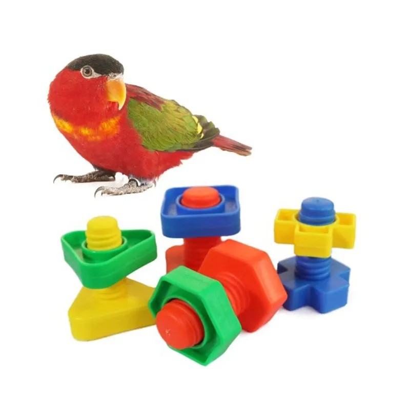 8 Pieces Parrot Training Chew Toys