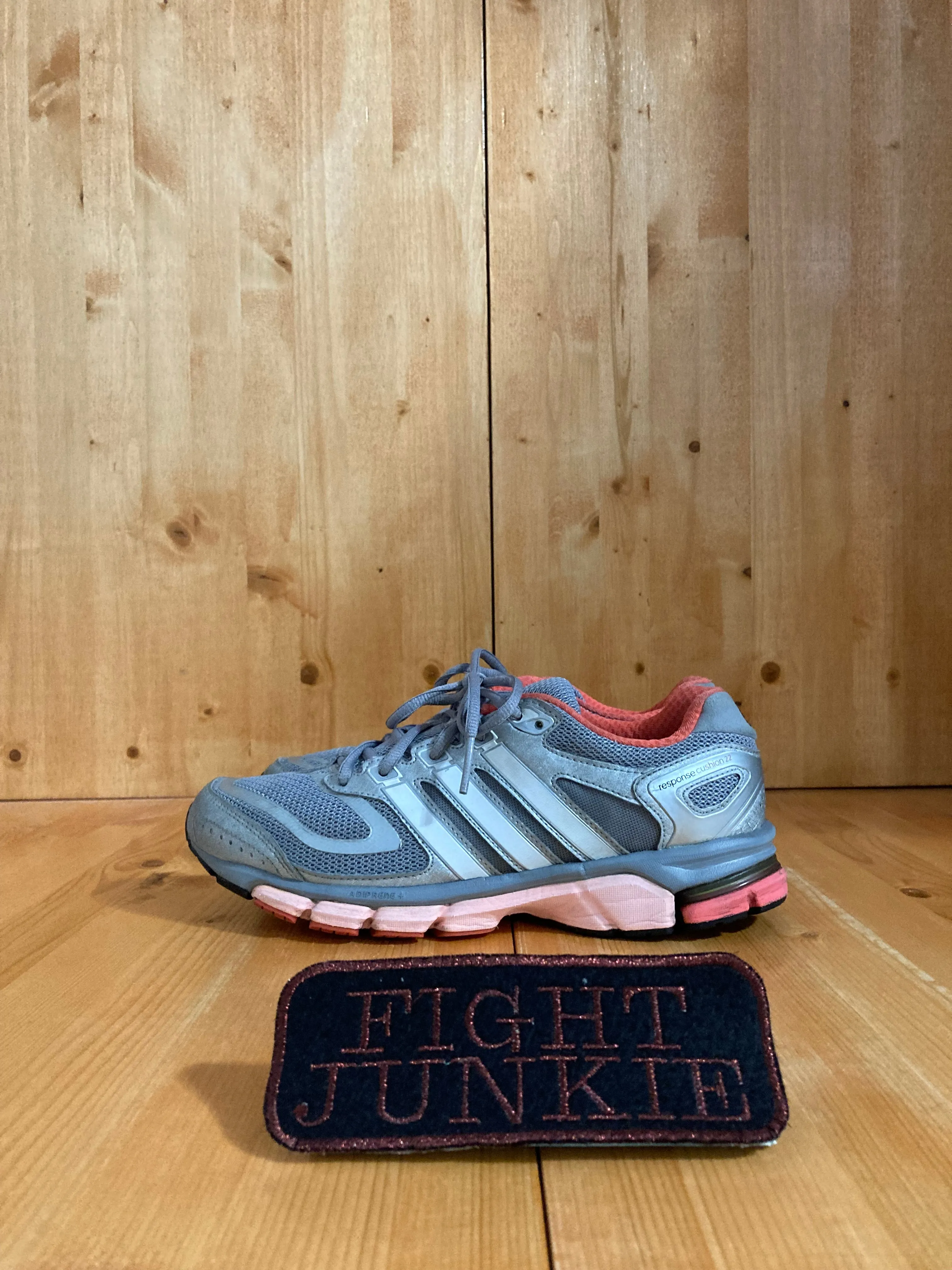 ADIDAS RESPOND CUSHION 22 Women's Size 8 Running Training Shoes Sneakers Silver D67065