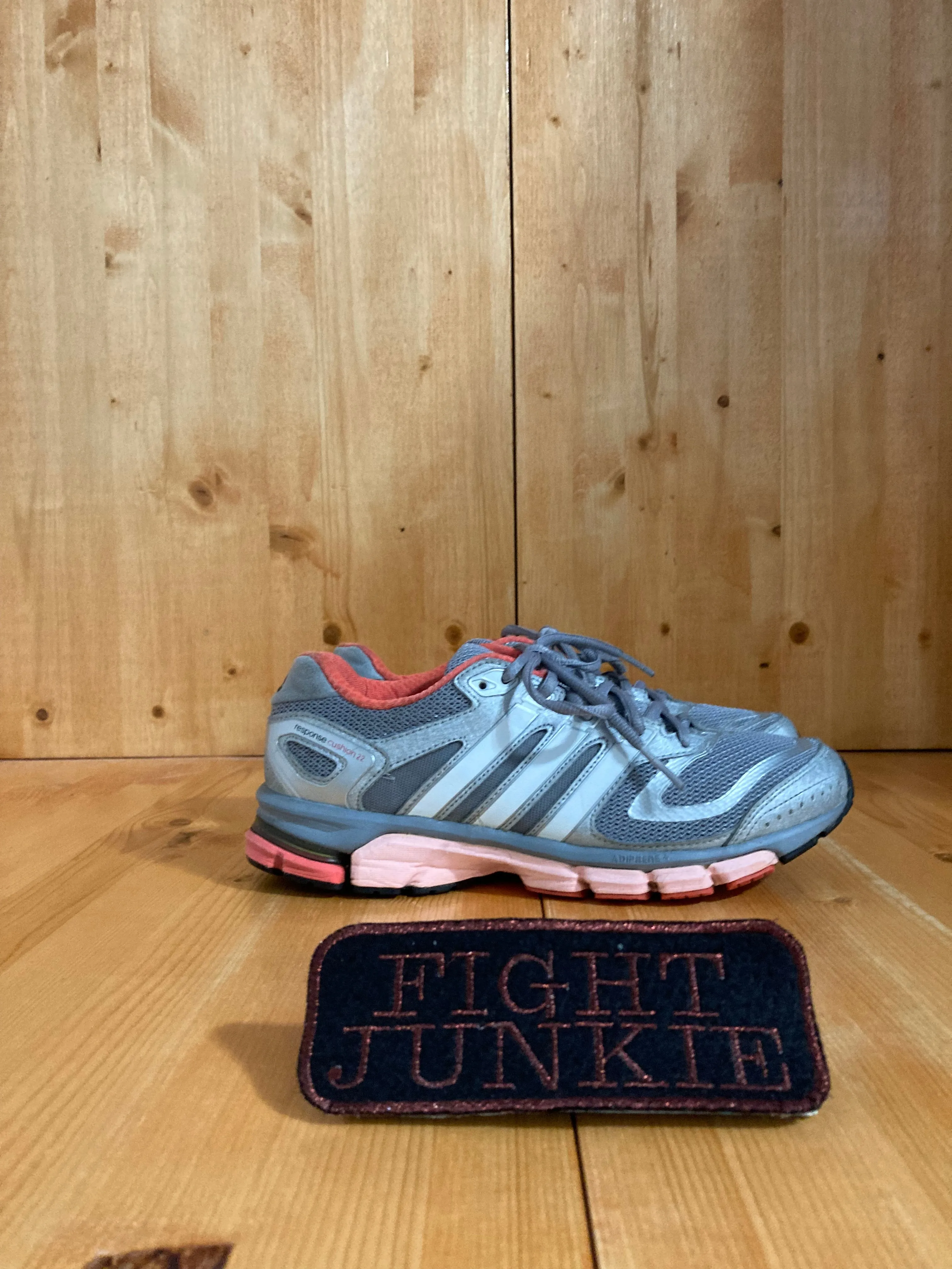ADIDAS RESPOND CUSHION 22 Women's Size 8 Running Training Shoes Sneakers Silver D67065