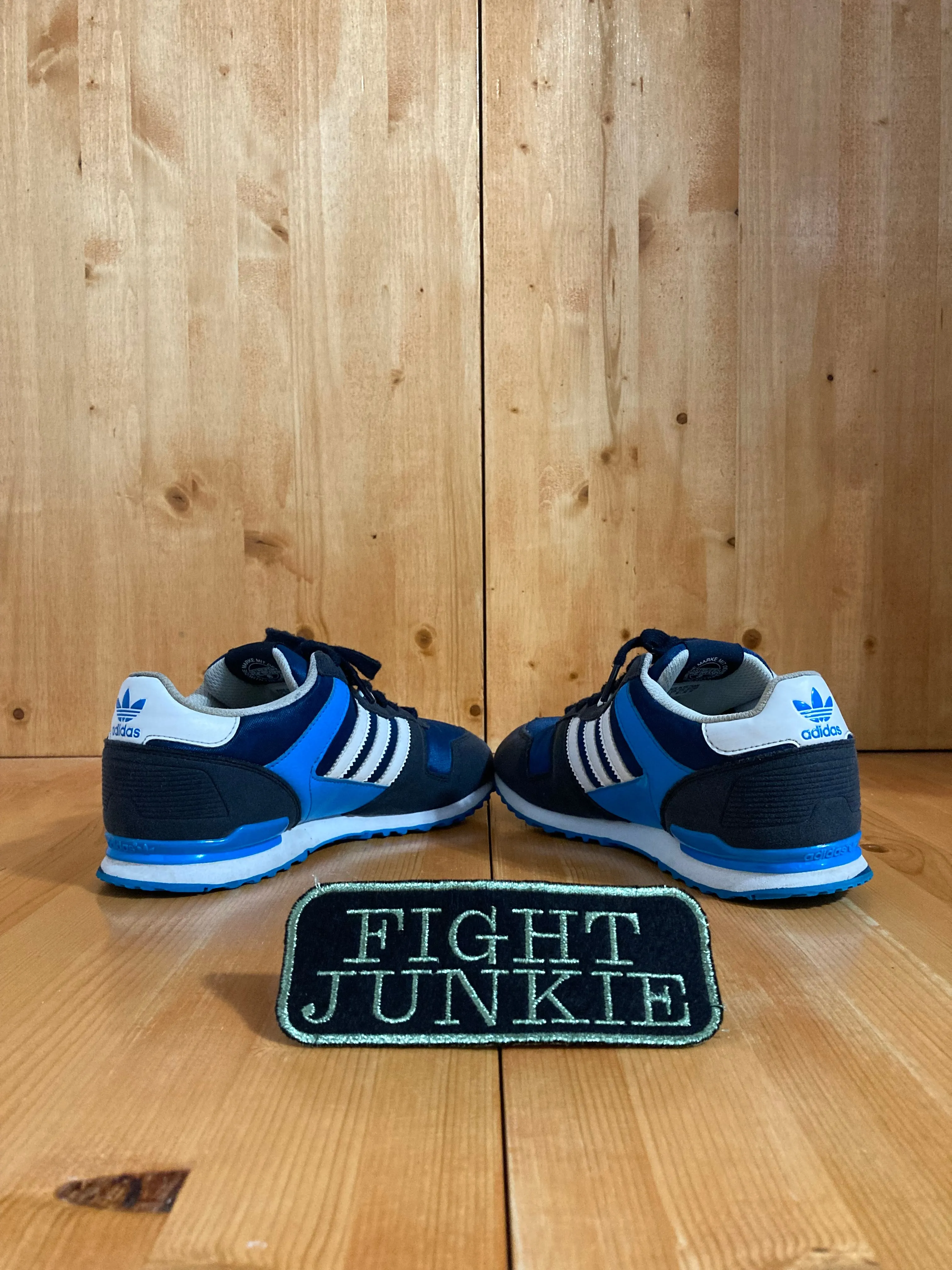 ADIDAS ZX 700 Women's Size 6.5 Suede Running Training Shoes Sneakers Gray & Blue D67633