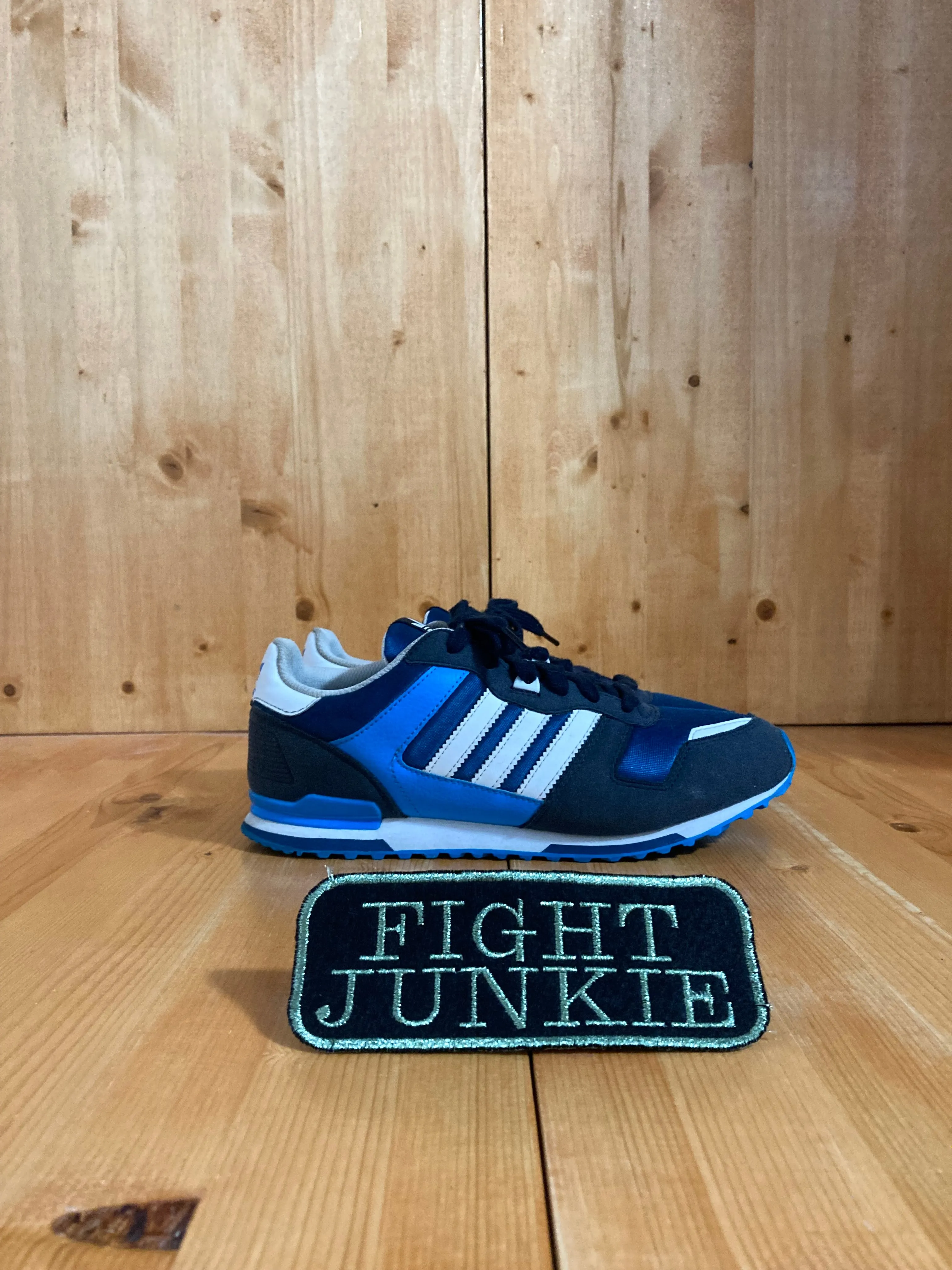 ADIDAS ZX 700 Women's Size 6.5 Suede Running Training Shoes Sneakers Gray & Blue D67633