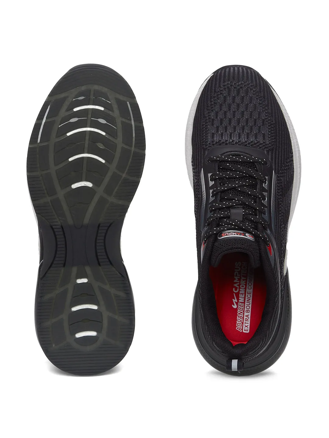 CANVA Black Men's Running Shoes