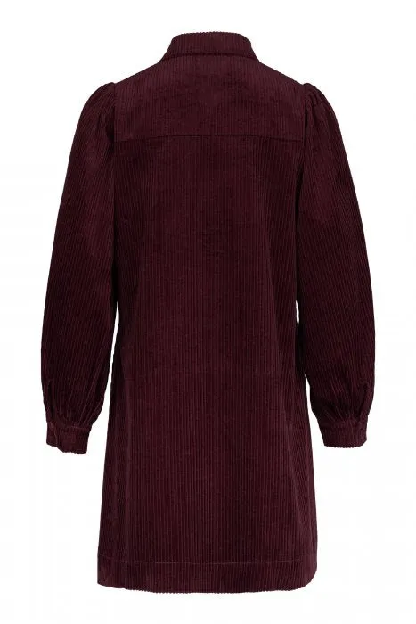 Corinne Dress - Burgundy