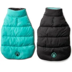 Fab Dog Reversible Puffer Black/Aqua