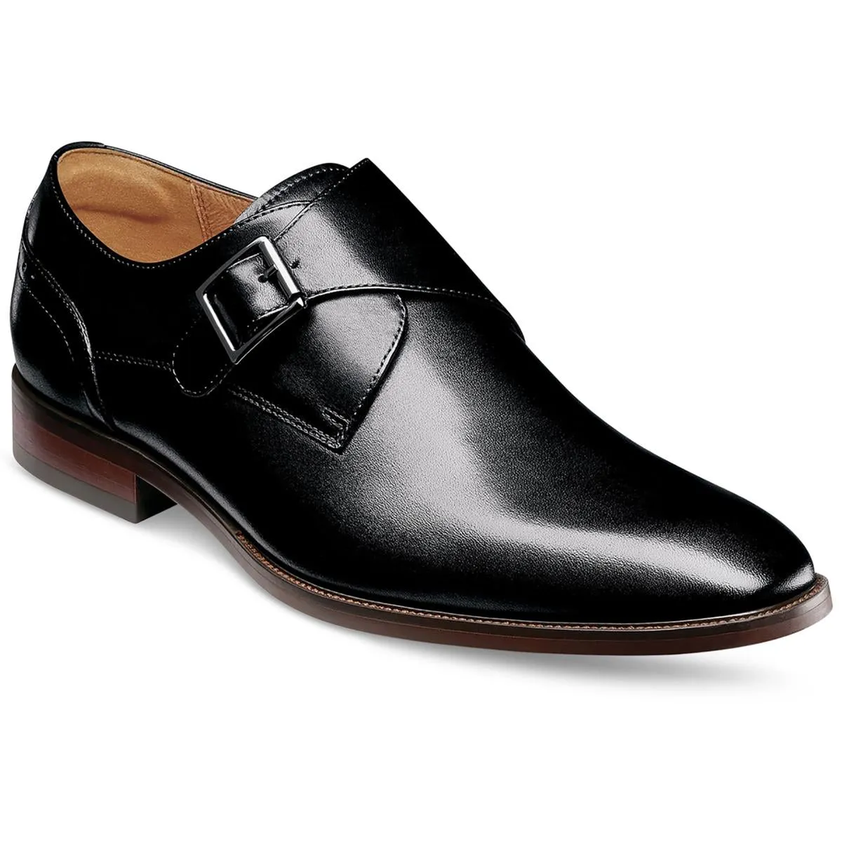 Florsheim Mens Ravello Leather Strap Loafers