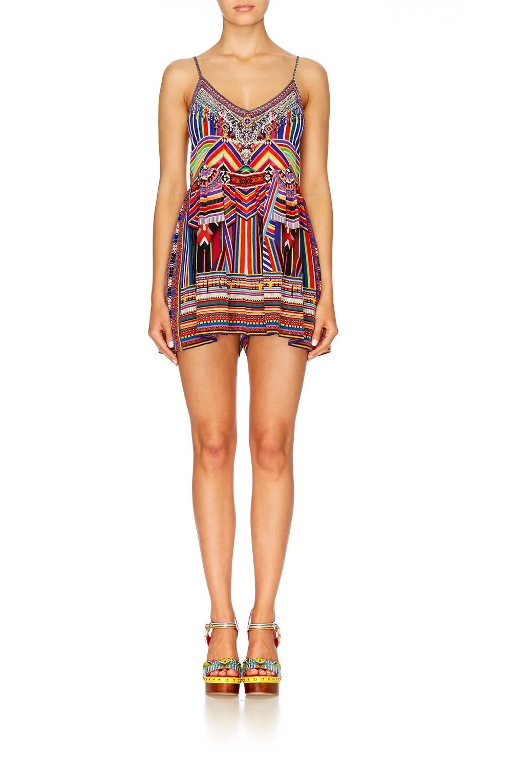 GATHERED PLAYSUIT TSACHILA BLESSING