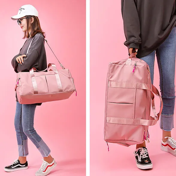 Multifunctional Large Capacity Waterproof Duffel Bag With Independent Shoes Position