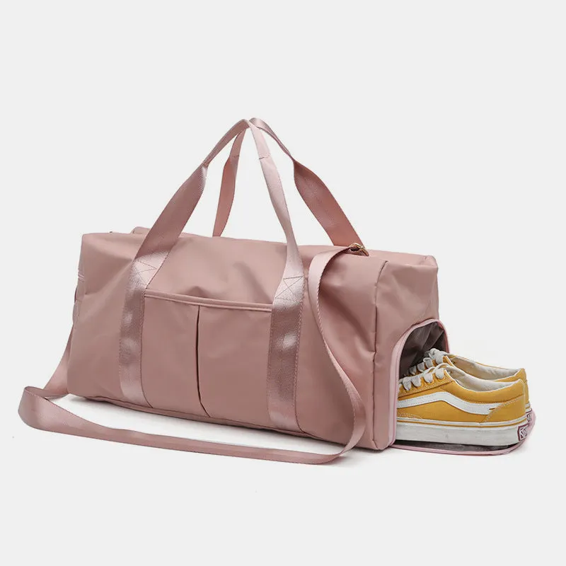 Multifunctional Large Capacity Waterproof Duffel Bag With Independent Shoes Position
