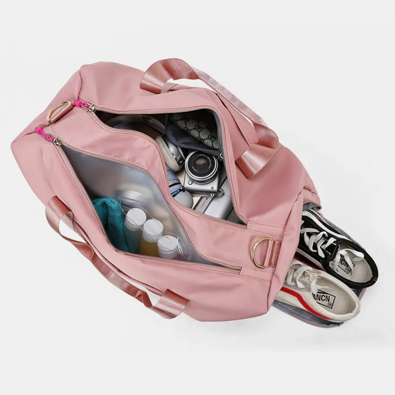Multifunctional Large Capacity Waterproof Duffel Bag With Independent Shoes Position