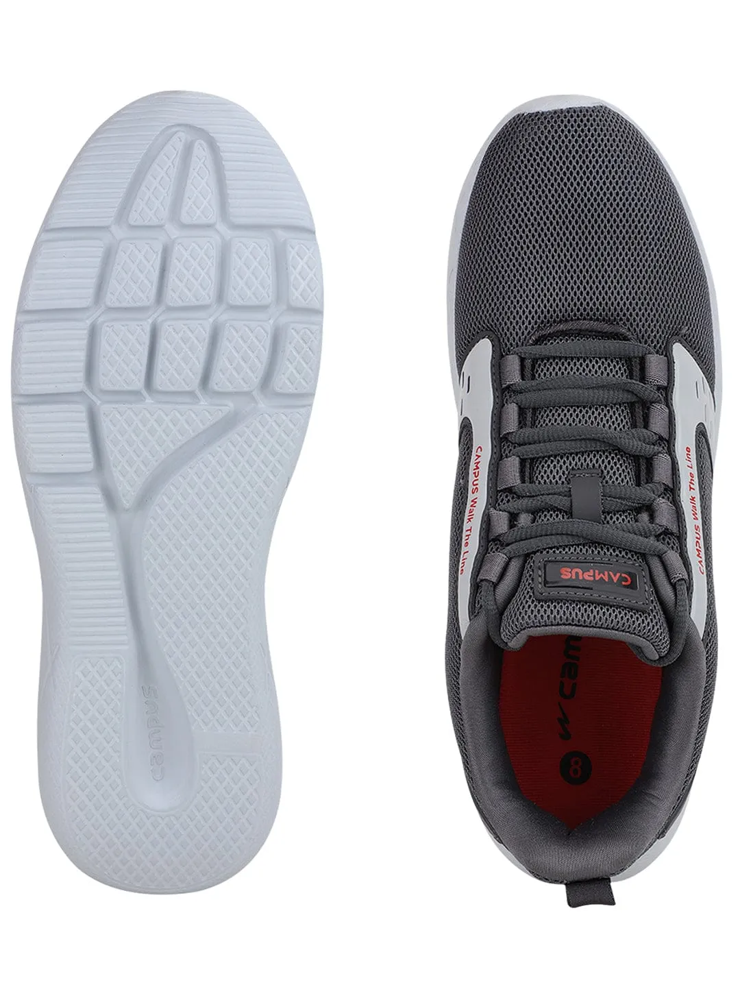 ROZER Grey Men's Running Shoes