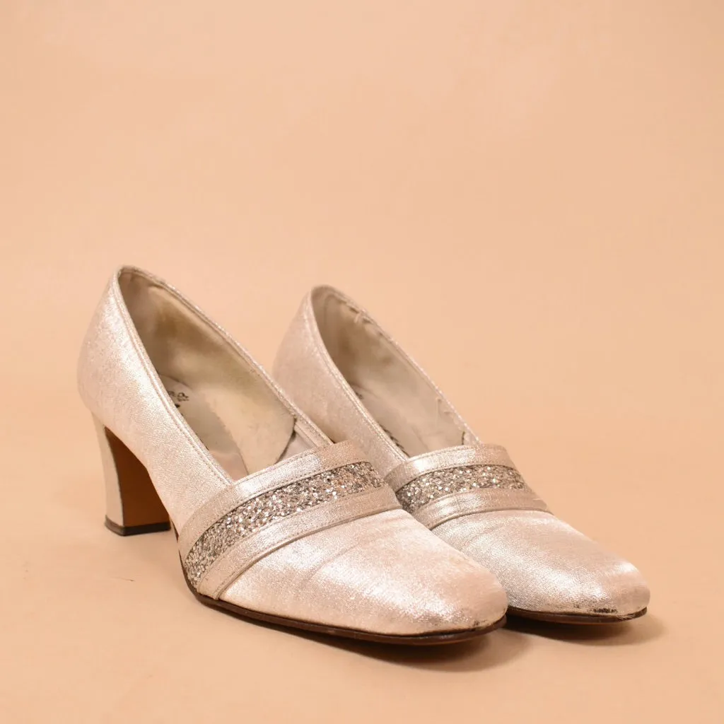 Silver Heels, by Nanette Imperials, 6.5