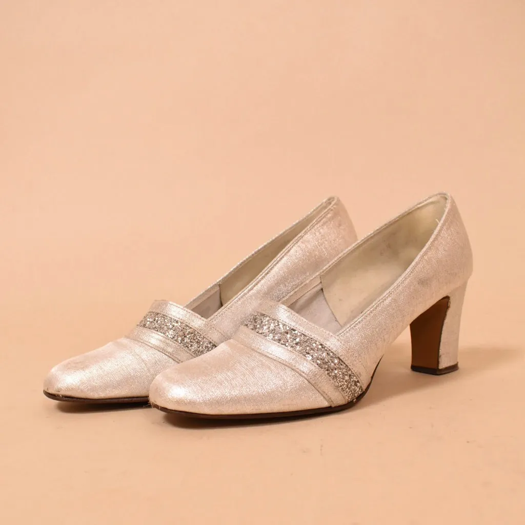 Silver Heels, by Nanette Imperials, 6.5