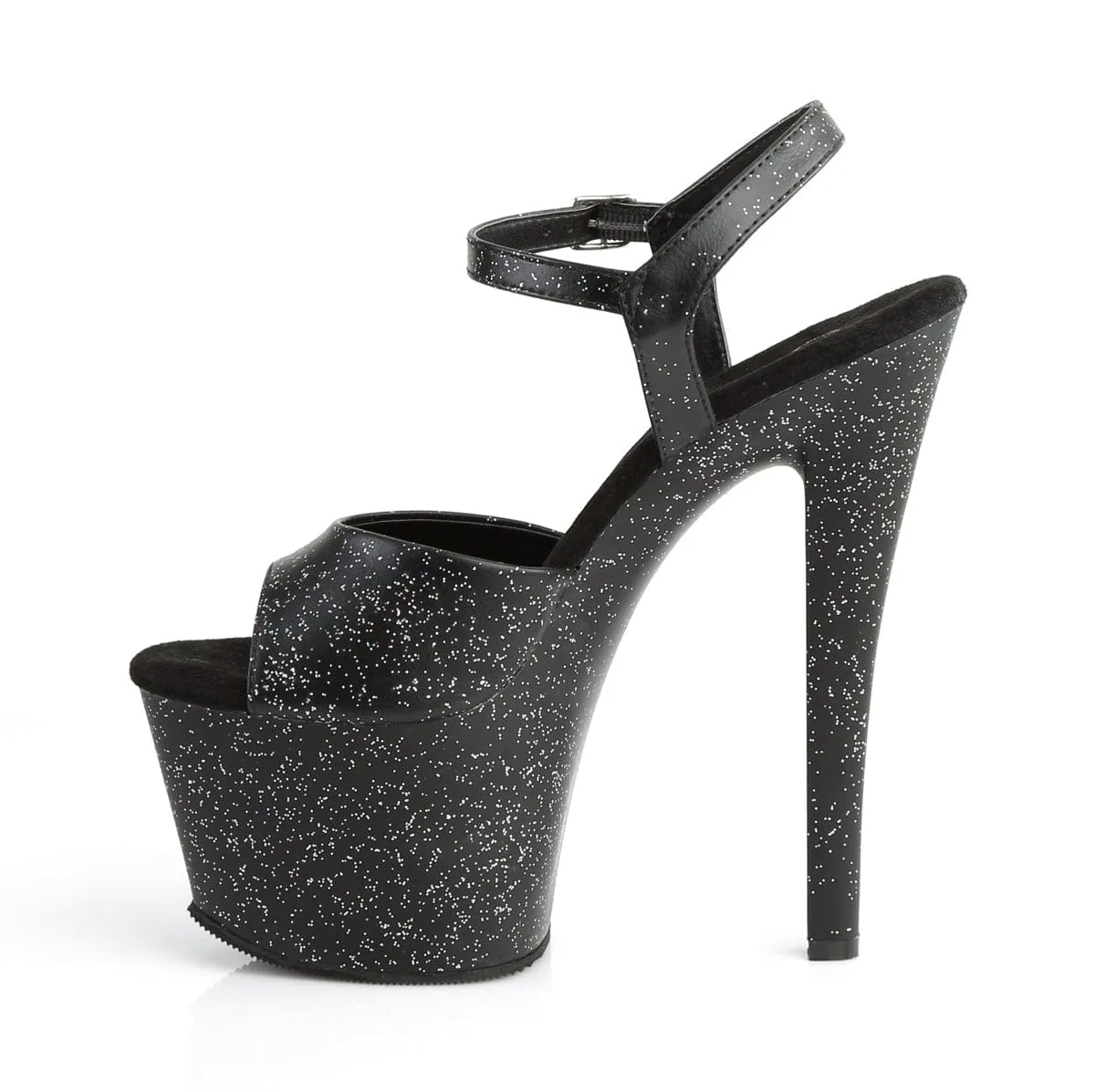 SKY-309MMG Black Faux Leather/Black Matte