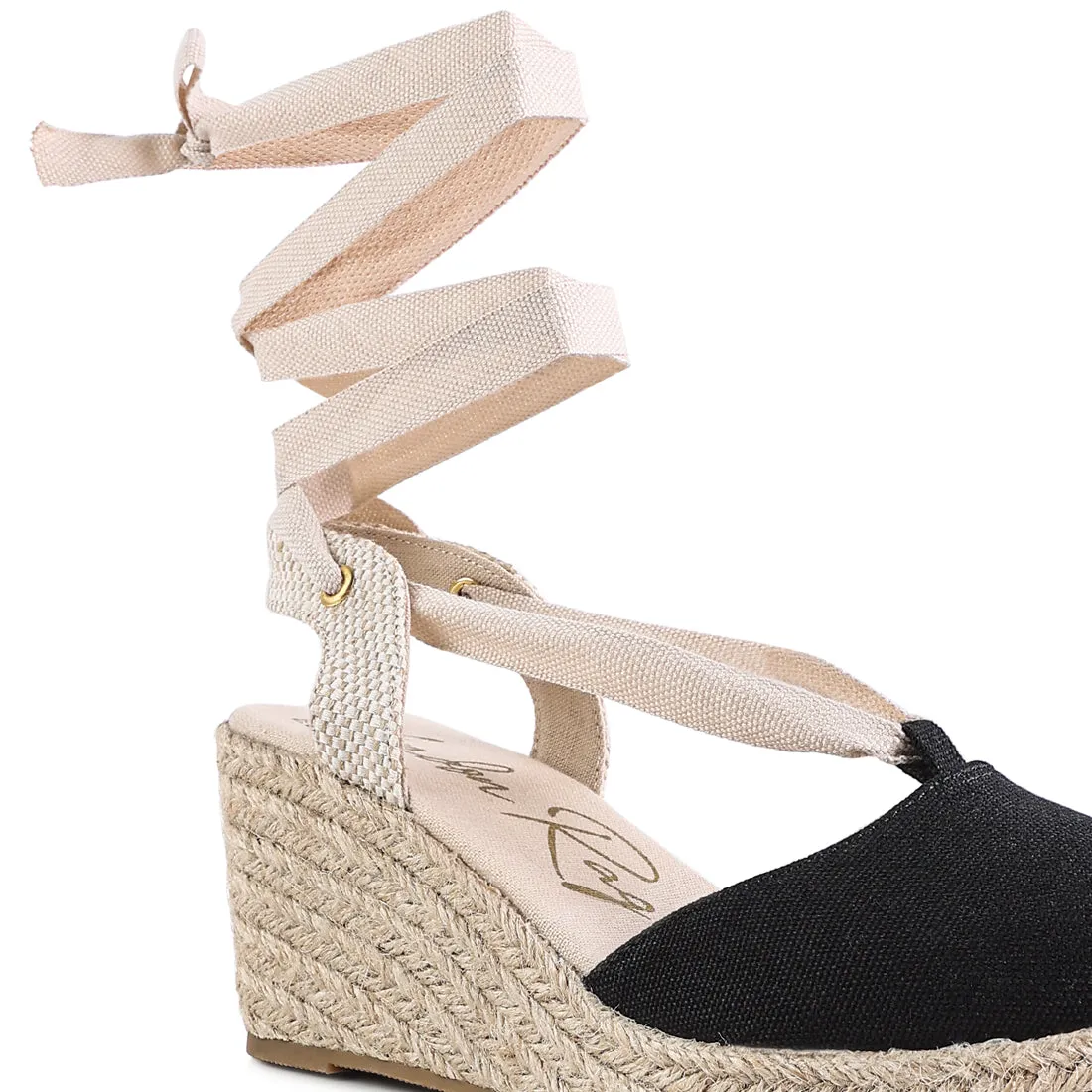 Strappy Wedge Heel Sandals