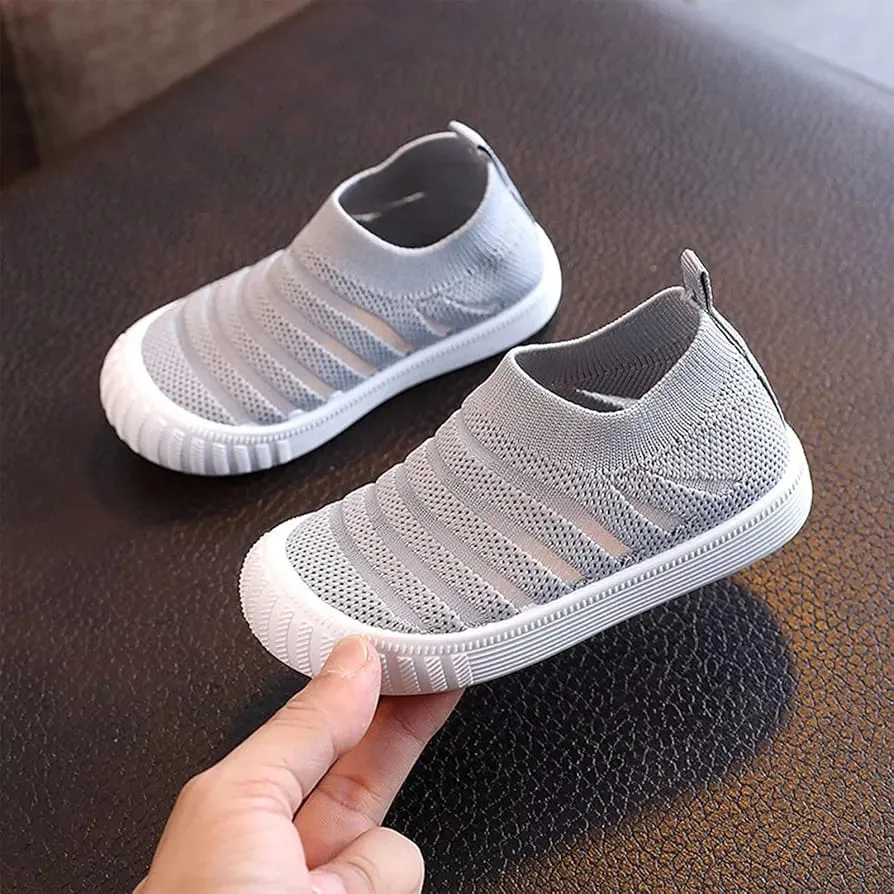 Summer and Autumn Girls Flying Woven Mesh Breathable Comfortable Flat Casual Cute Girl Shoes   S5076318