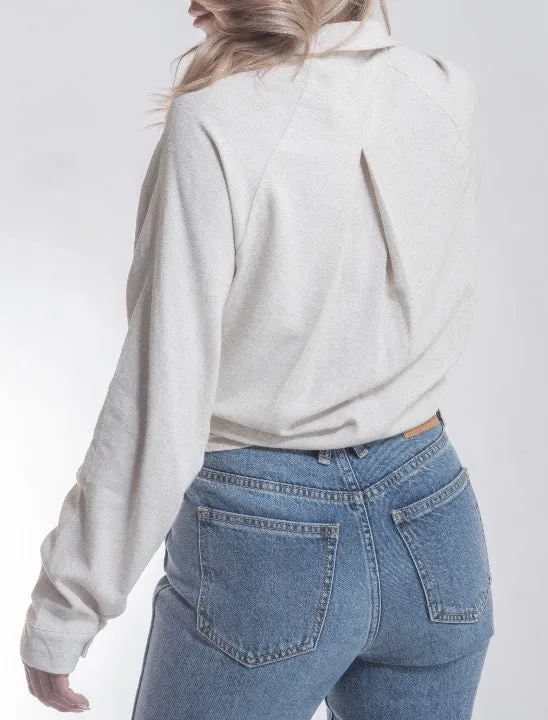 Tulum Tie Front Linen Top
