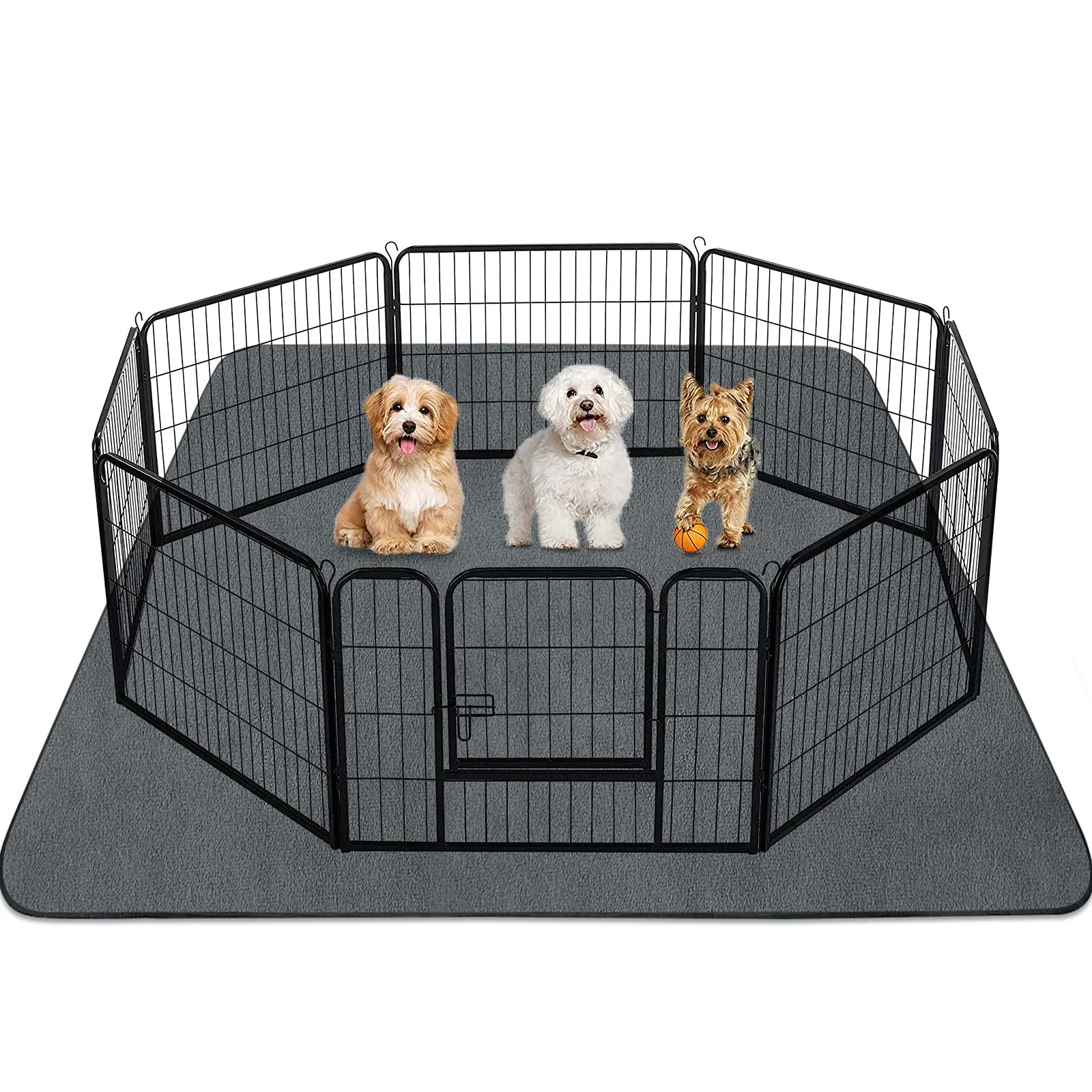 Washable Pee Pad for Dogs 72"x72" Reusable Dog Training Pad Non-Slip Extra Large